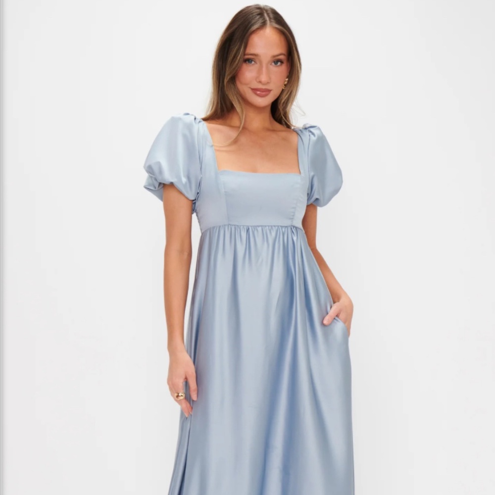 Show Me Your MuMu Blue Bridesmaid Dress